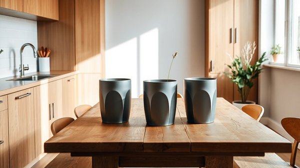 Des poubelles de table stylées pour votre espace !